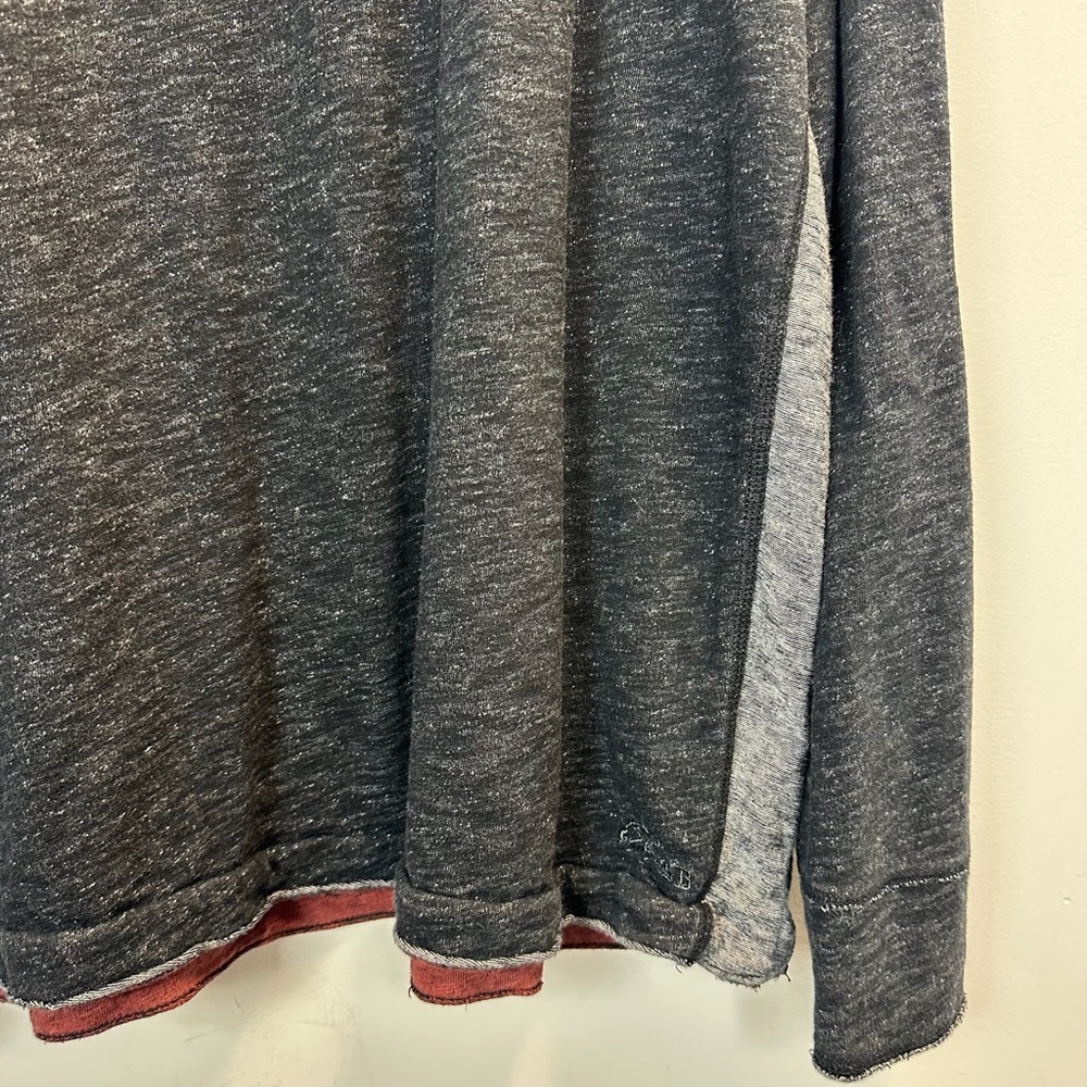 32 Bar Blues The Shake Slub Henley Grey XXL - Picture 7 of 11